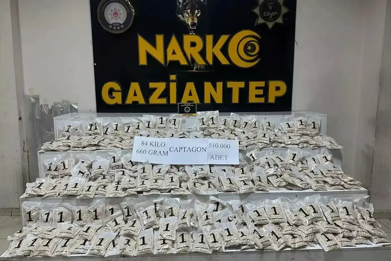 Li Entabê 510 hezar hebên tiryakê hatin bidestxistin: 1 girtî