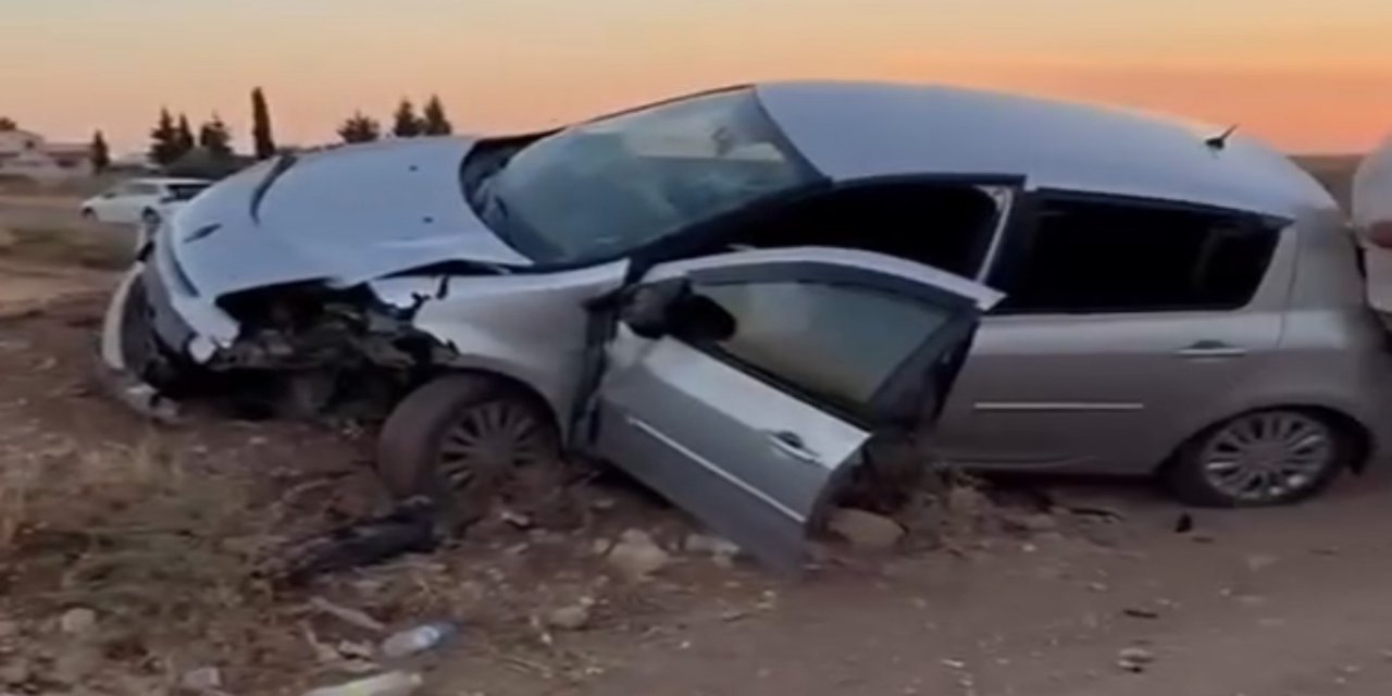 Mardin’in Nusaybin ilçesinde iki otomobil çarpıştı: 1’i çocuk 7 yaralı