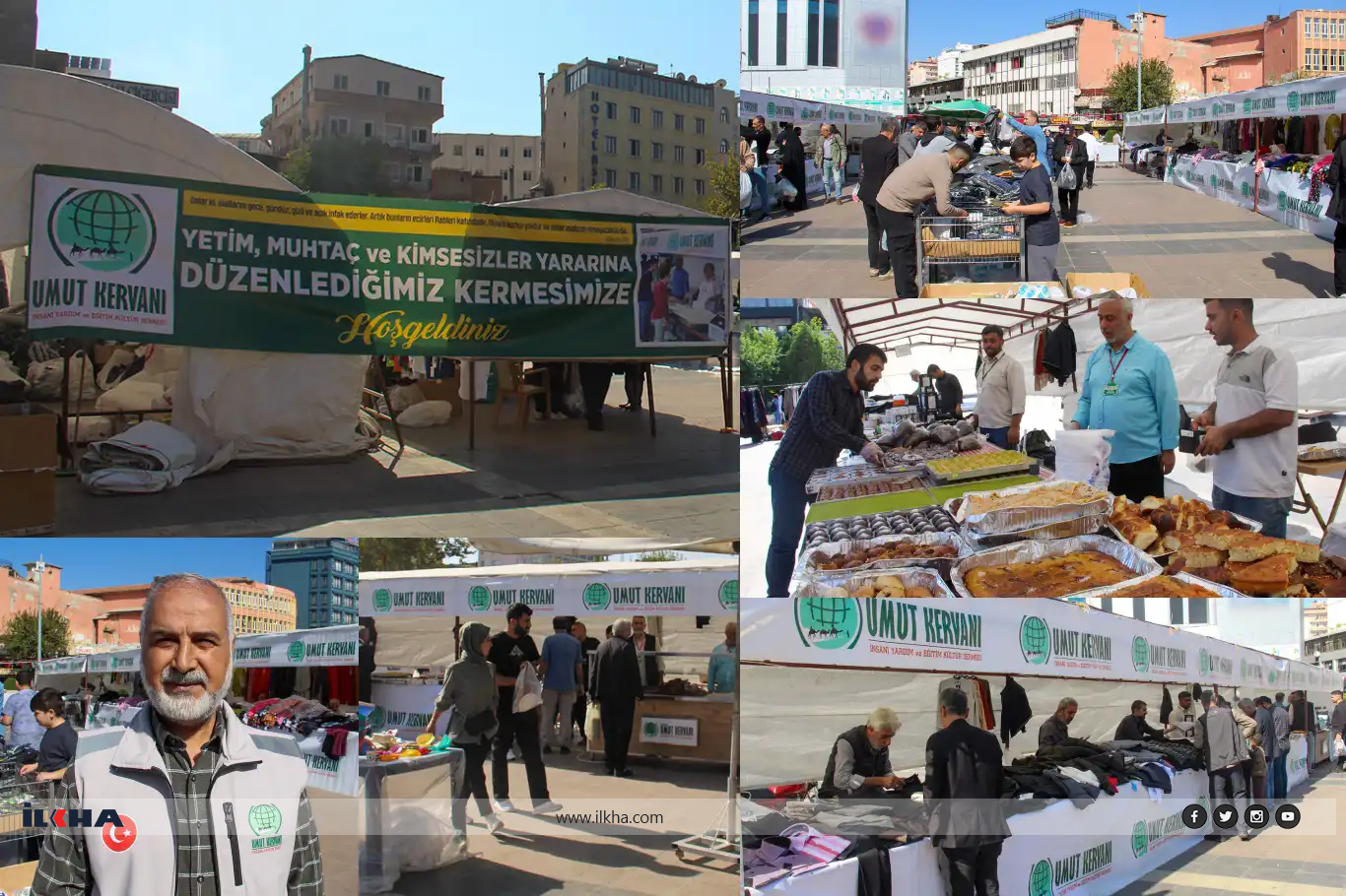 Karwana Hêvîyê ya Dîyarbekirê ji bo xêra mihtacan kermesek vekir