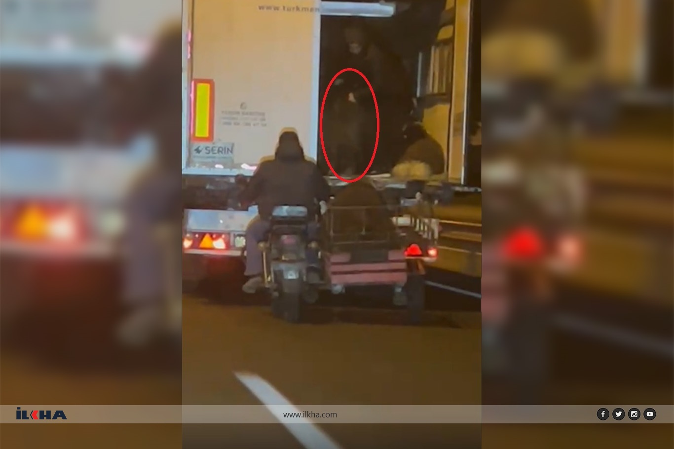 Diyarbakır'da seyir halindeki tırdan hayvan çalan şüpheliler yakalandı