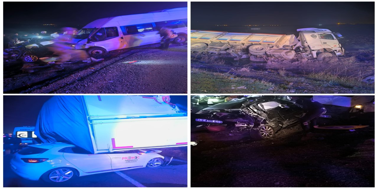 Çınar ilçemizde, Diyarbakır -Bismil yolunda feci kaza, ölü ve yaralılar var