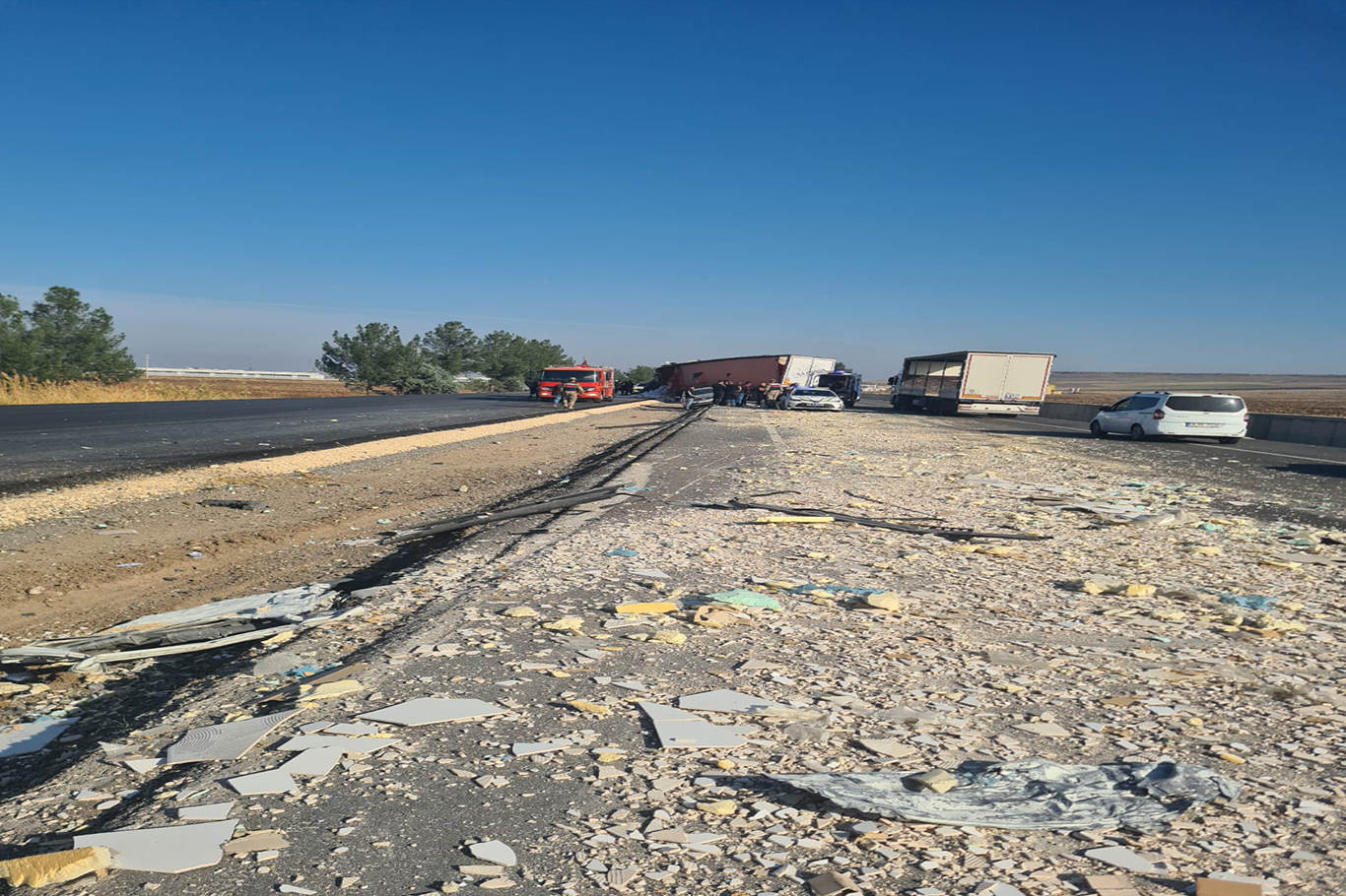 Çınar-Bismil yolunda bir zincirleme kaza daha: Yaralılar var