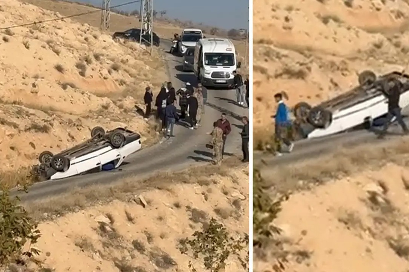 Li Sêrtê wesayîtek wergeriya 4 kes birîndar bûn