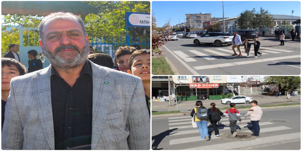 HÜDA PAR Çermik İlçe Başkanı Seyfettin Yiğit: Binlerce öğrencinin güvenliği için üst geçit şart