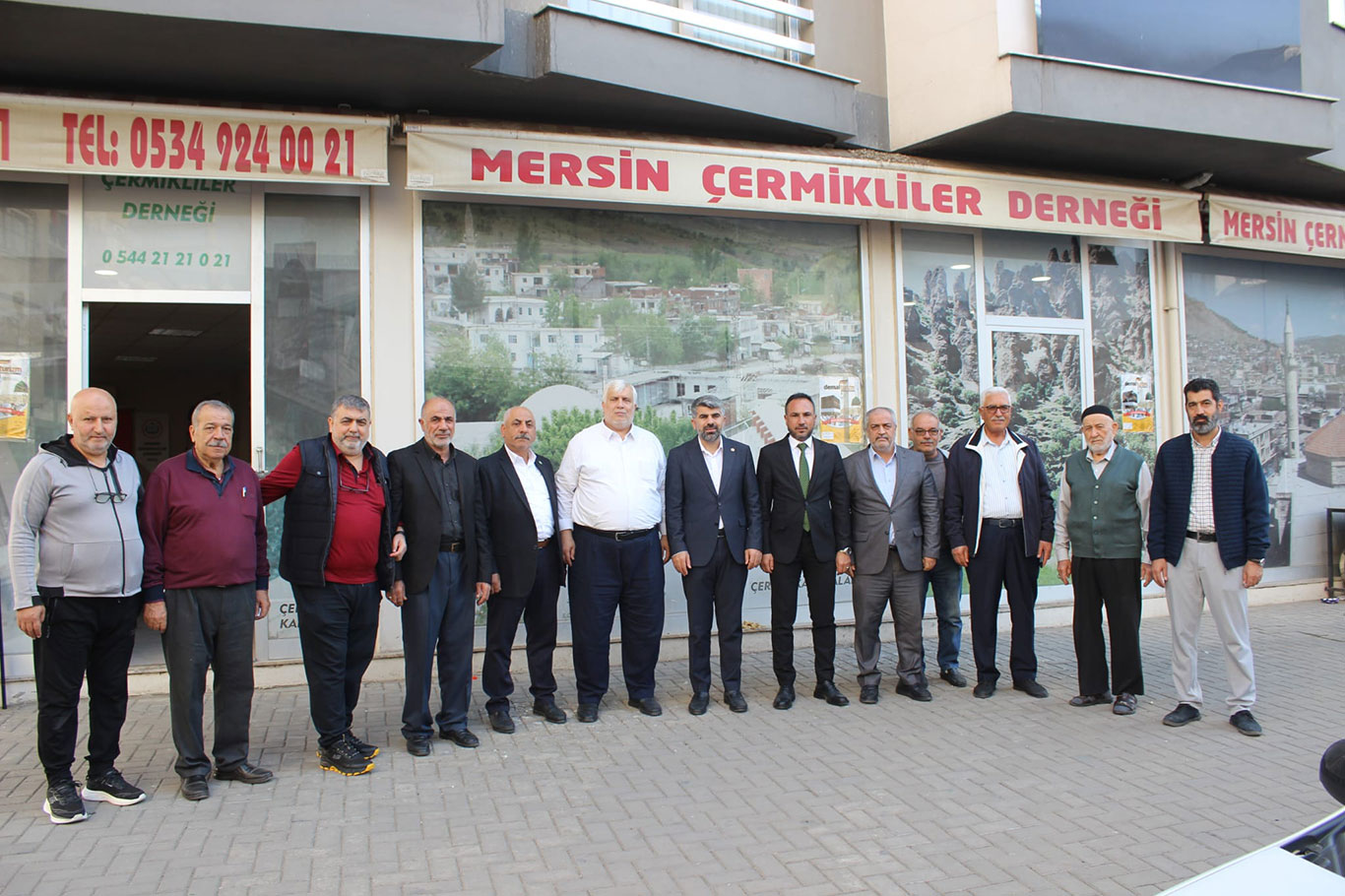 Milletvekili Faruk Dinç'ten Mersin Çermikliler Derneği’ne ziyaret