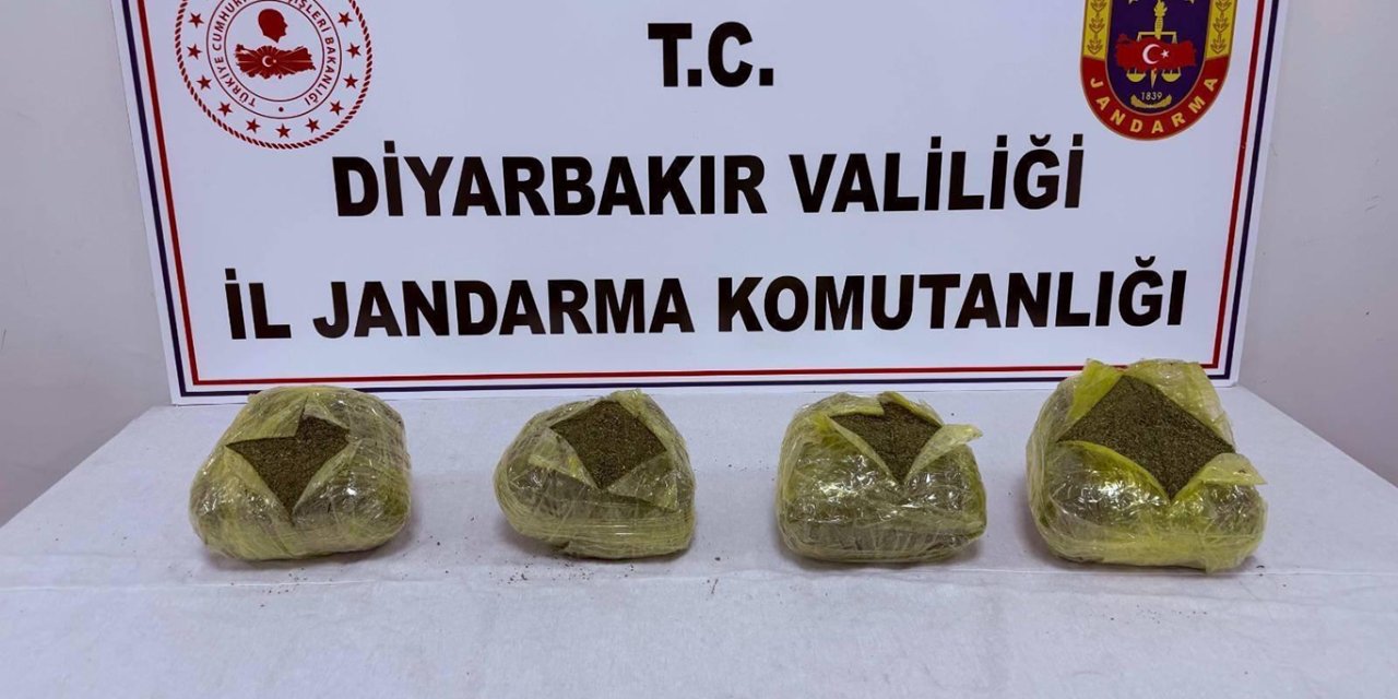 Diyarbakır'da 38 kilogram esrar ele geçirildi