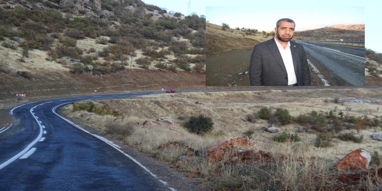 Çermik-Çüngüş yolu genişletme çalışması 2 yıldır tamamlanmayı bekliyor