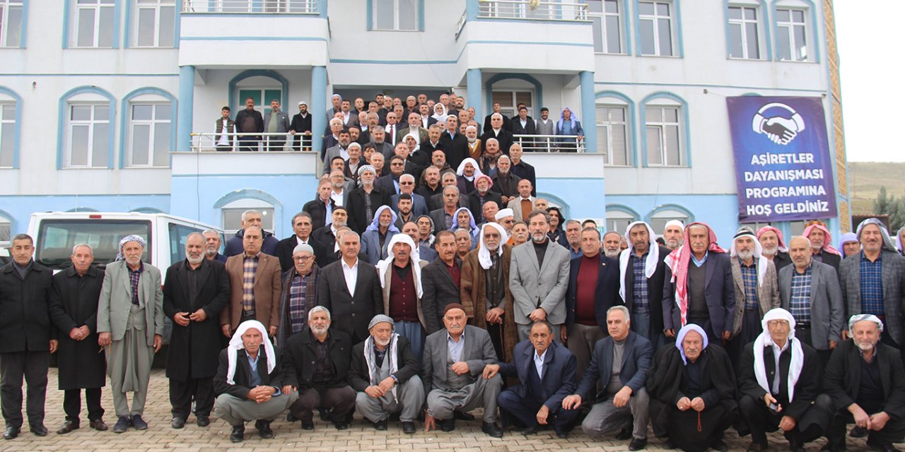 Çınar'da aşiretler bir araya geldi: sorunlarımızı elbirliğiyle çözelim