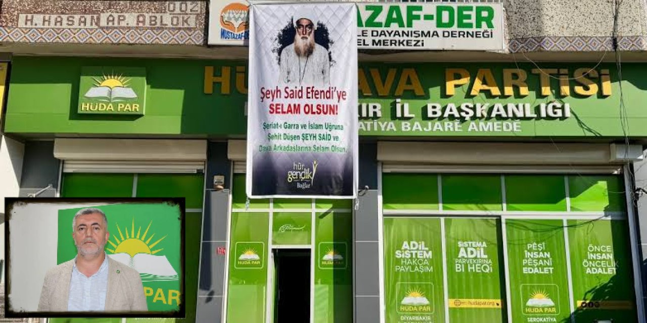 HÜDA PAR İl Başkanından, DEM Parti yönetimindeki Diyarbakır Büyükşehir Belediyesine tepki