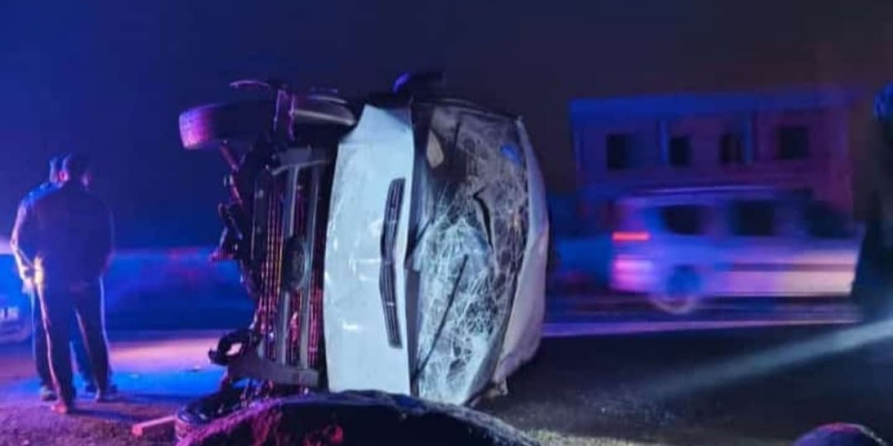 Li Çinarê mînîbusek ji ber ku kûçikê xist qeza kir, 15 kes birîndar bûn