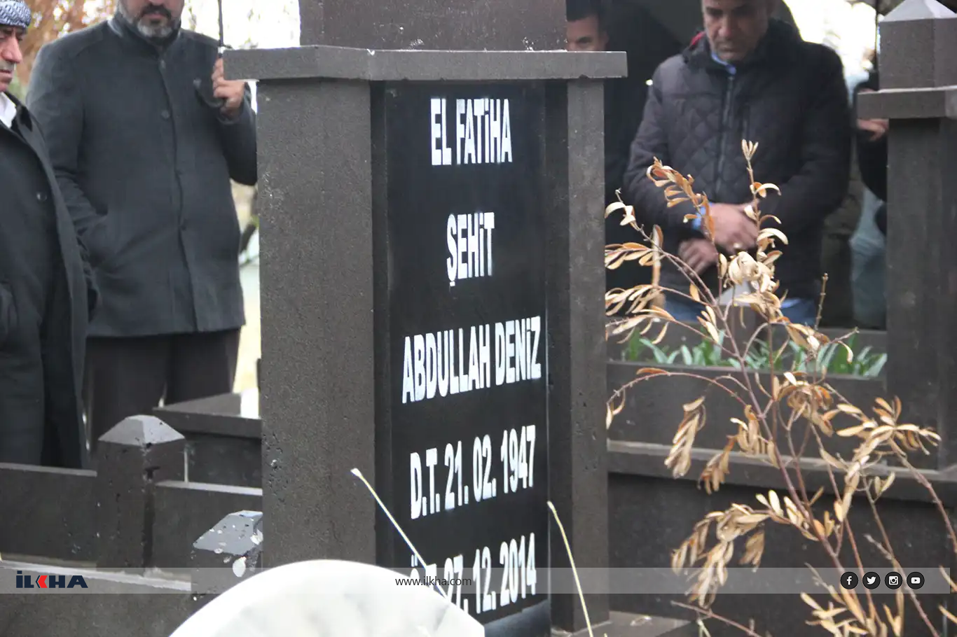 Abdullah Denîz di salvegera 11emîn a şehadeta xwe de li ser gora xwe hat yadkirin