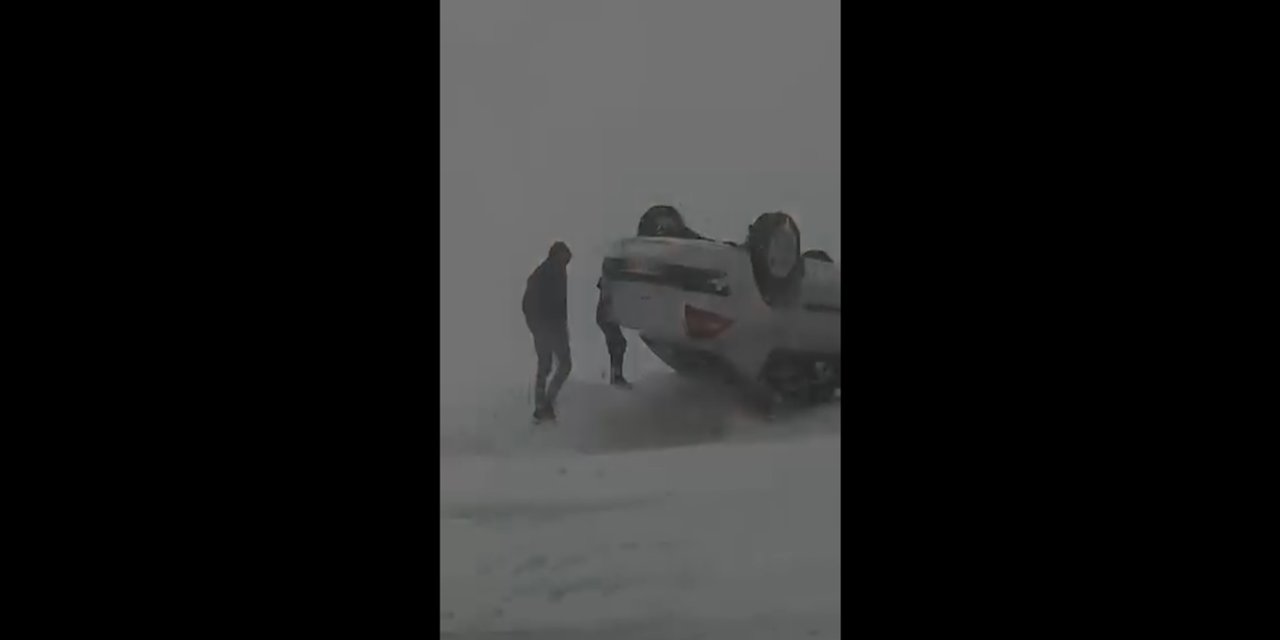 Silvan–Diyarbakır yolunda kar ve buzlanma nedeniyle kaza