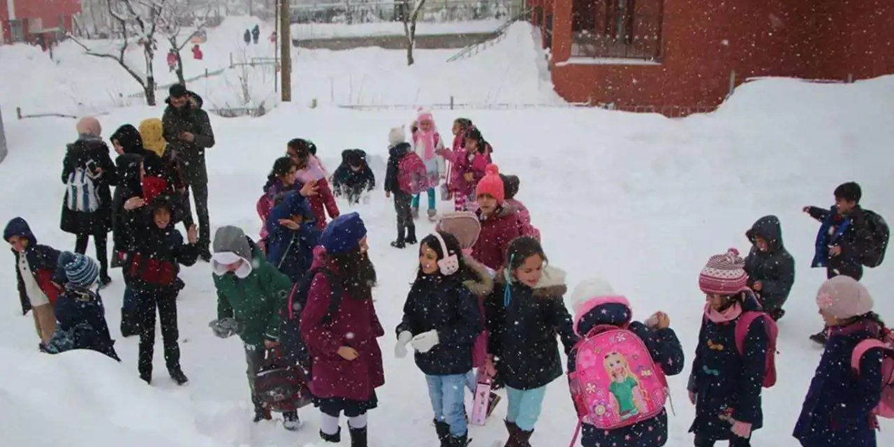 Diyarbakır geneli tüm okullar 30 Aralık Salı günü tatil edildi