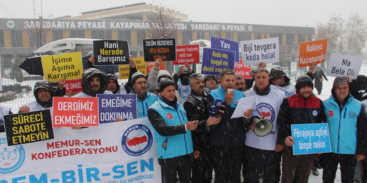 Memur-Sen: Diyarbakır’da DEM’li belediyelerde emekçi kıyımı dur durak bilmiyor!