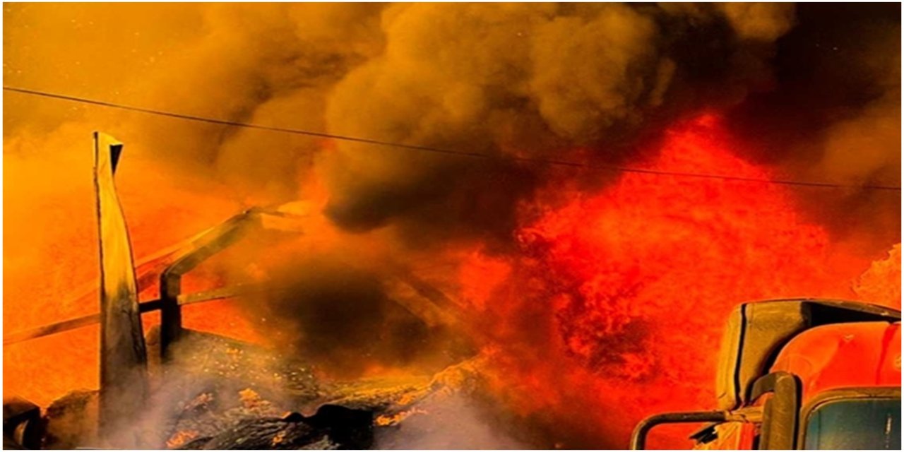 Li Paytextê Kurdistana Başûr Hewlêrê febrîqeya cîpsan şewitî