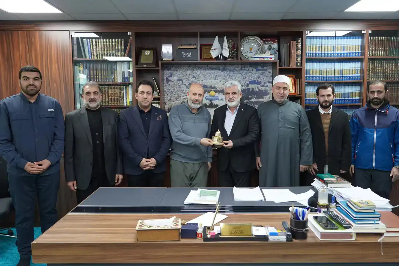 HAKSÎAD serdana Yekîtiya Alimên Filistînî kir