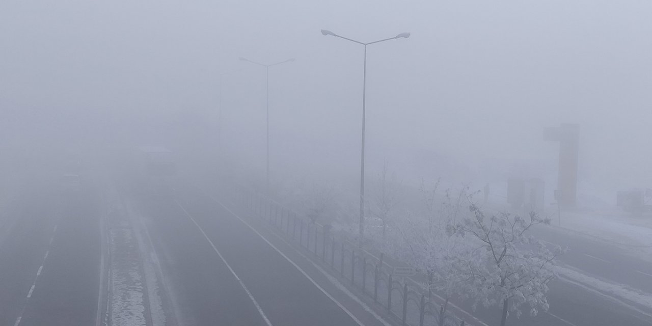 Diyarbakır’da yoğun sis etkisini sürdürüyor: Uçuşlar iptal edildi