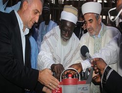 DİB Gana'da cami ve külliye temelini attı