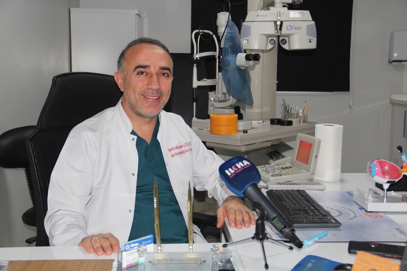 Göz Sağlığı ve Hastalıkları Uzmanı Hüseyin Güzel : Telefonla büyüyen çocuklar görme kaybı riskiyle karşı karşıya