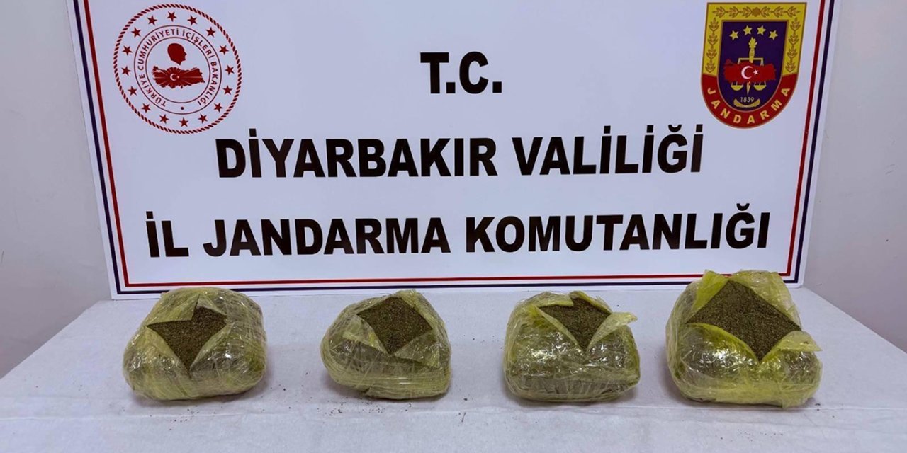Diyarbakır’da 3 kilogram uyuşturucu madde ele geçirildi