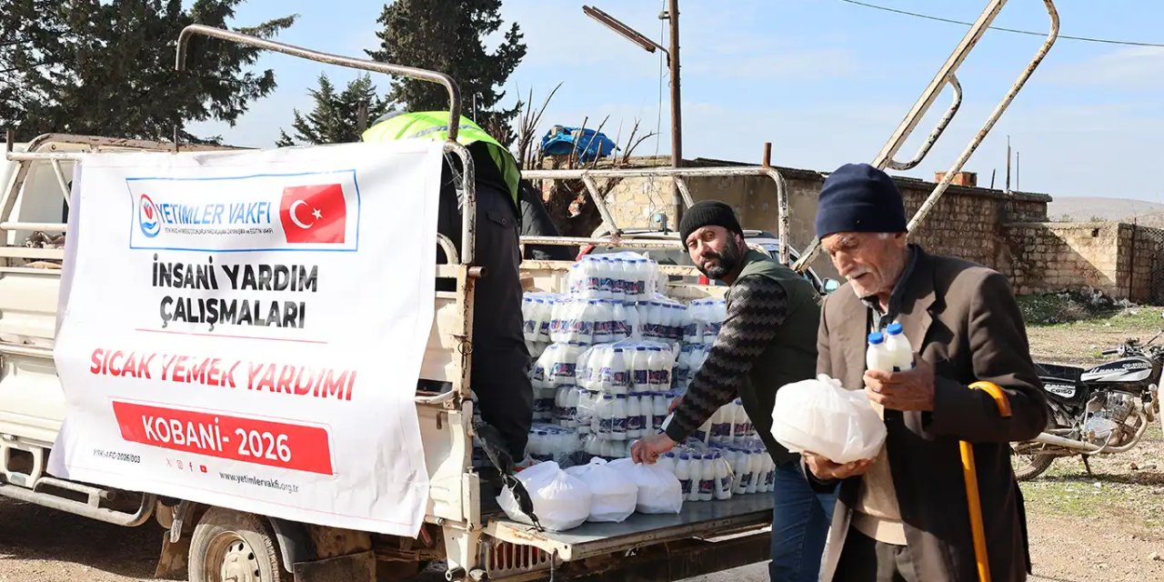 Weqfa Êtîman li Kobaniyê ji sîvîlan re alîkarîyê belav kir
