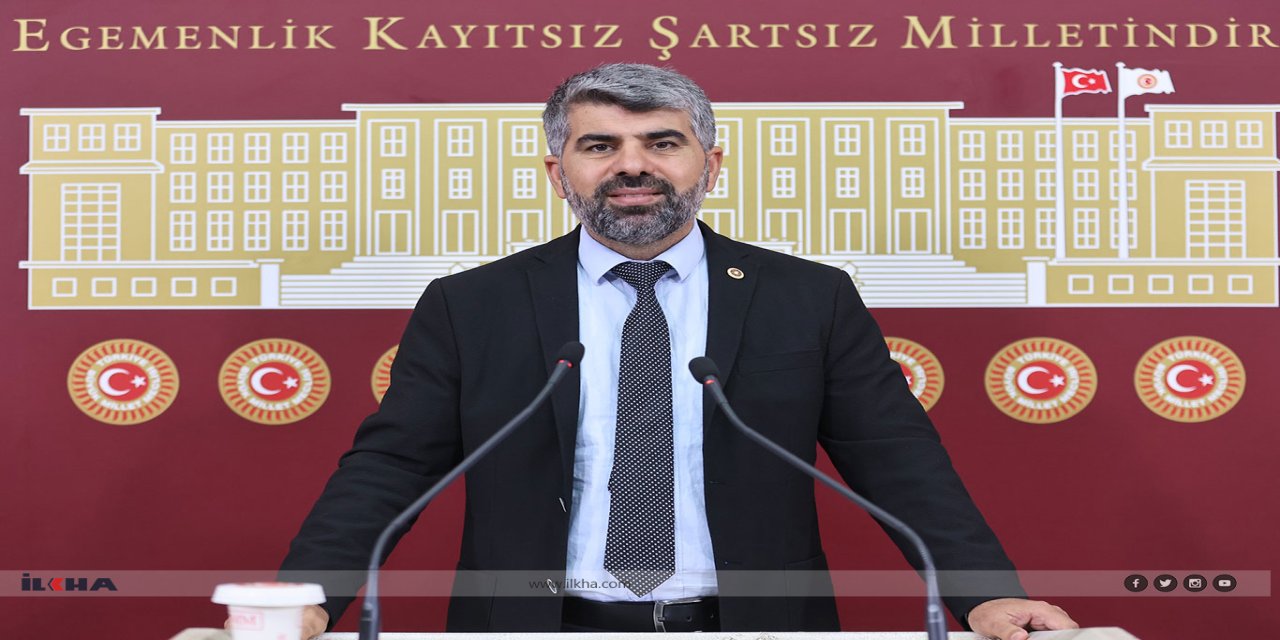 Parlamenterê HUDA PARê Faruk Dînç projeya sîstema rêya hesinî ya Diyarbekirê anî rojeva Meclîsê