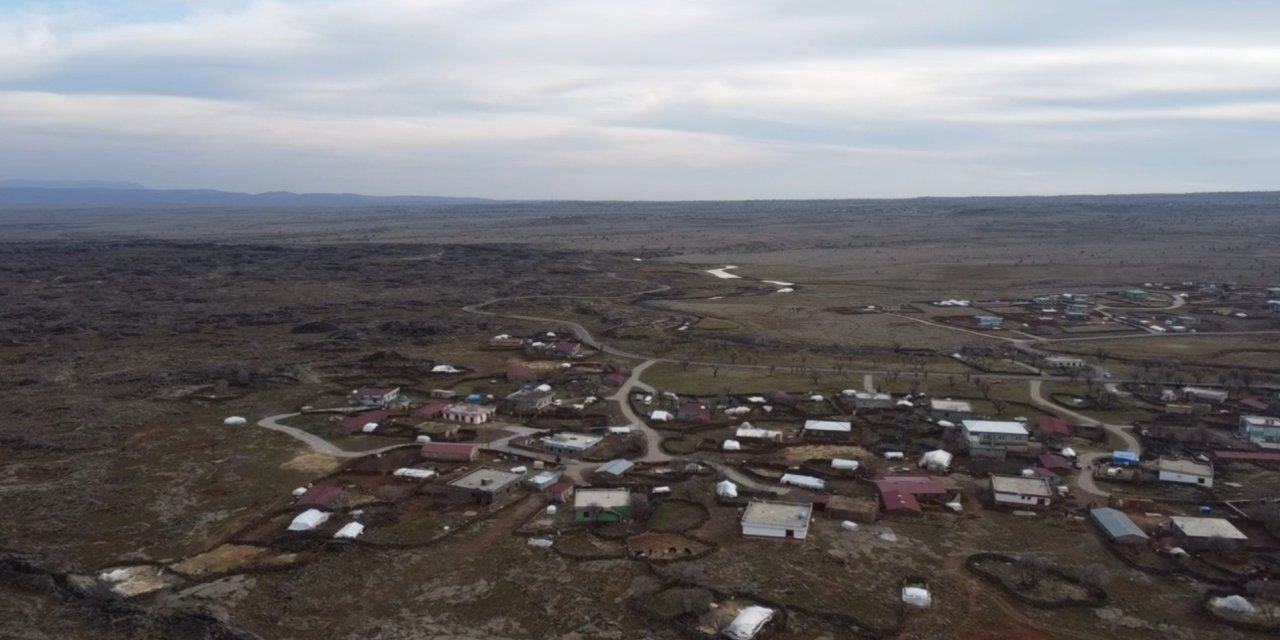 Karasungur (Gelîyêbûkan) Köyü dron görüntüsü