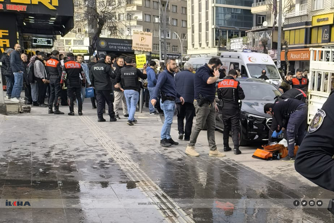 Li Dîyarbekirê pevçûna çekdarî: 3 birîndar