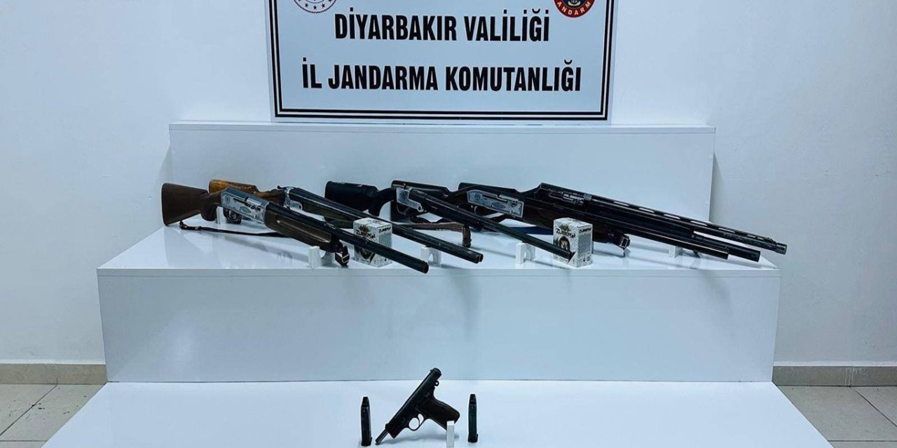 Diyarbakır’da kaçak silah operasyonu