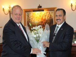 ASO heyeti Bakan Eroğlu'yu ziyaret etti