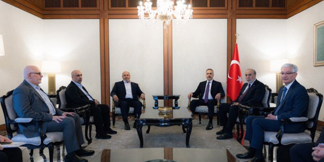 Dışişleri Bakanı Fidan, HAMAS heyeti ile görüştü