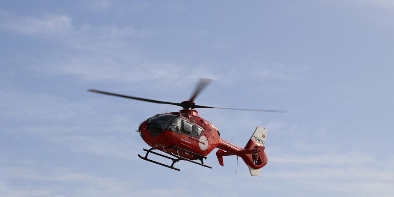 Havale geçiren çocuk helikopter ambulansla Malatya'ya sevk edildi