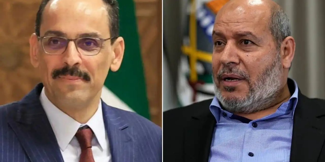 MİT Başkanı Kalın, HAMAS heyeti ile görüştü