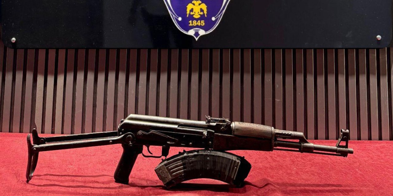 Gaziantep'te kalaşnikof tüfek ele geçirildi