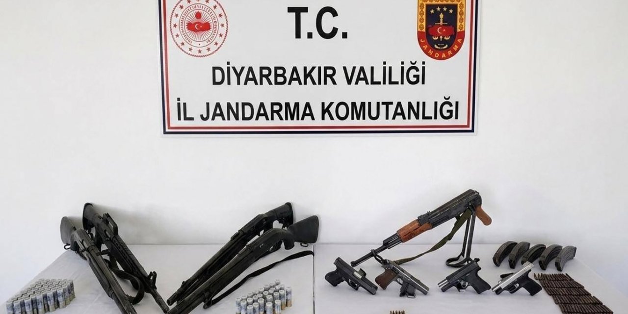 Diyarbakır’da ruhsatsız silah operasyonu