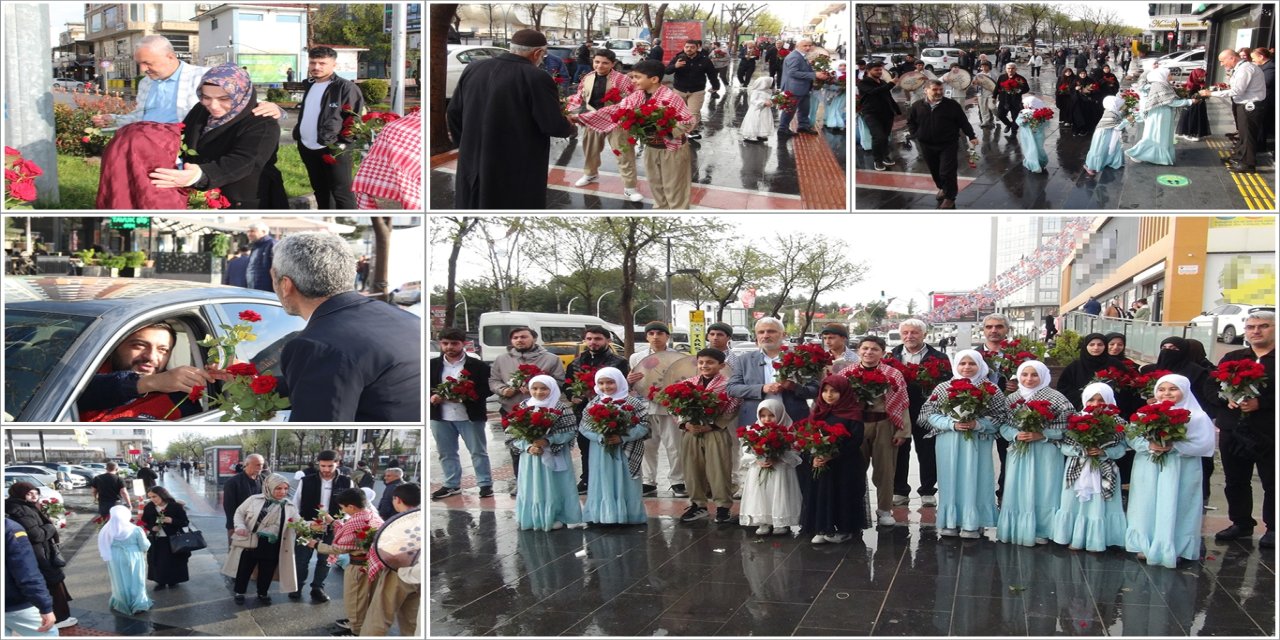 Li Êlihê bi bêhna gulan gel dawetî bernameya Mewlûda Nebî hat kirin