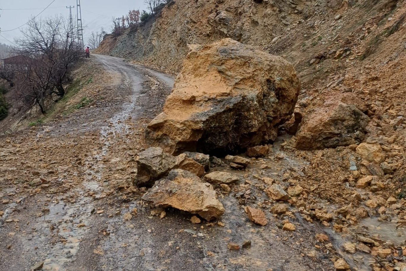 Siirt’te şiddetli yağış sel ve heyelana neden oldu