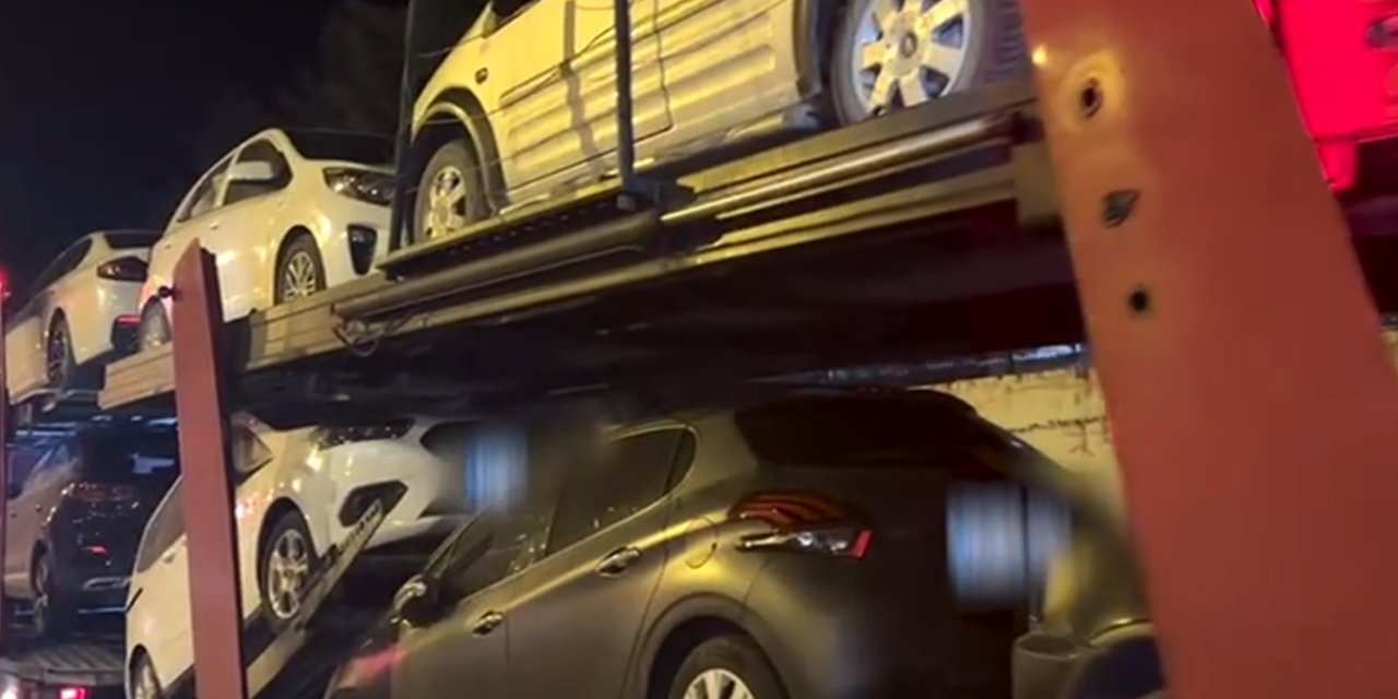 Batman'da çekicide taşınan otomobilden uyuşturucu çıktı