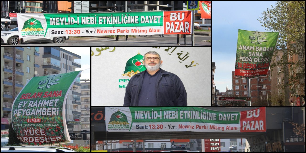 Diyarbakır Mevlid-i Nebi Tertip Komitesi: Pazar günkü büyük buluşmaya hazırlık çalışmalarımız devam ediyor