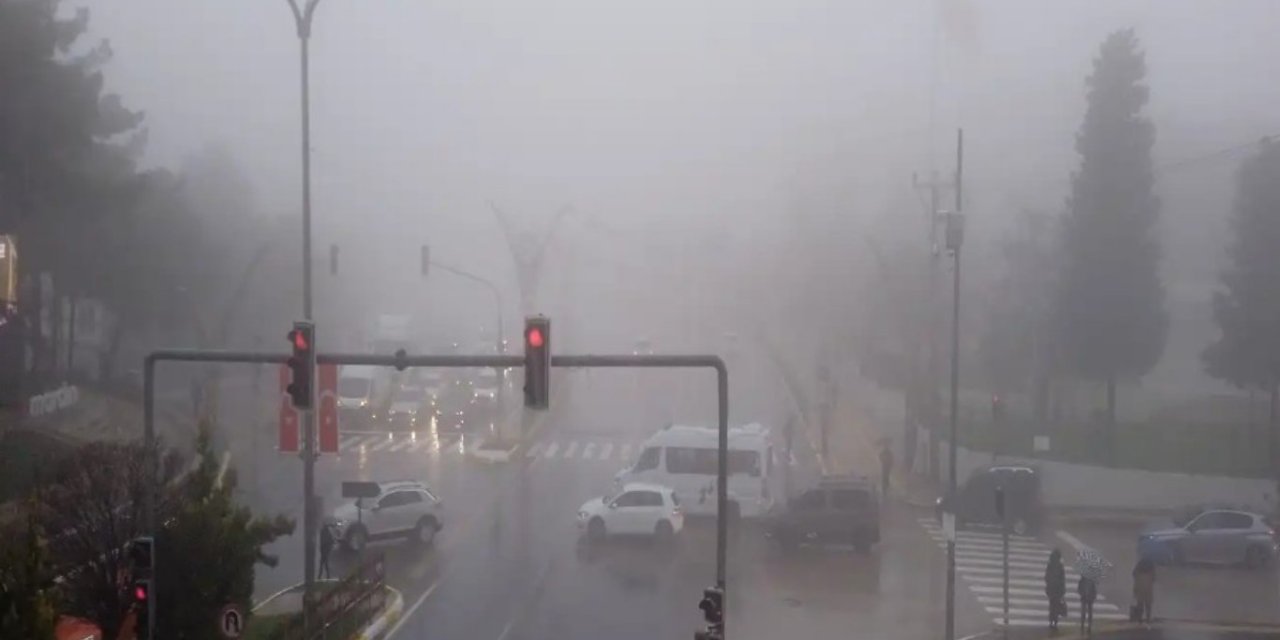 Mardin’de yoğun sis etkili oldu