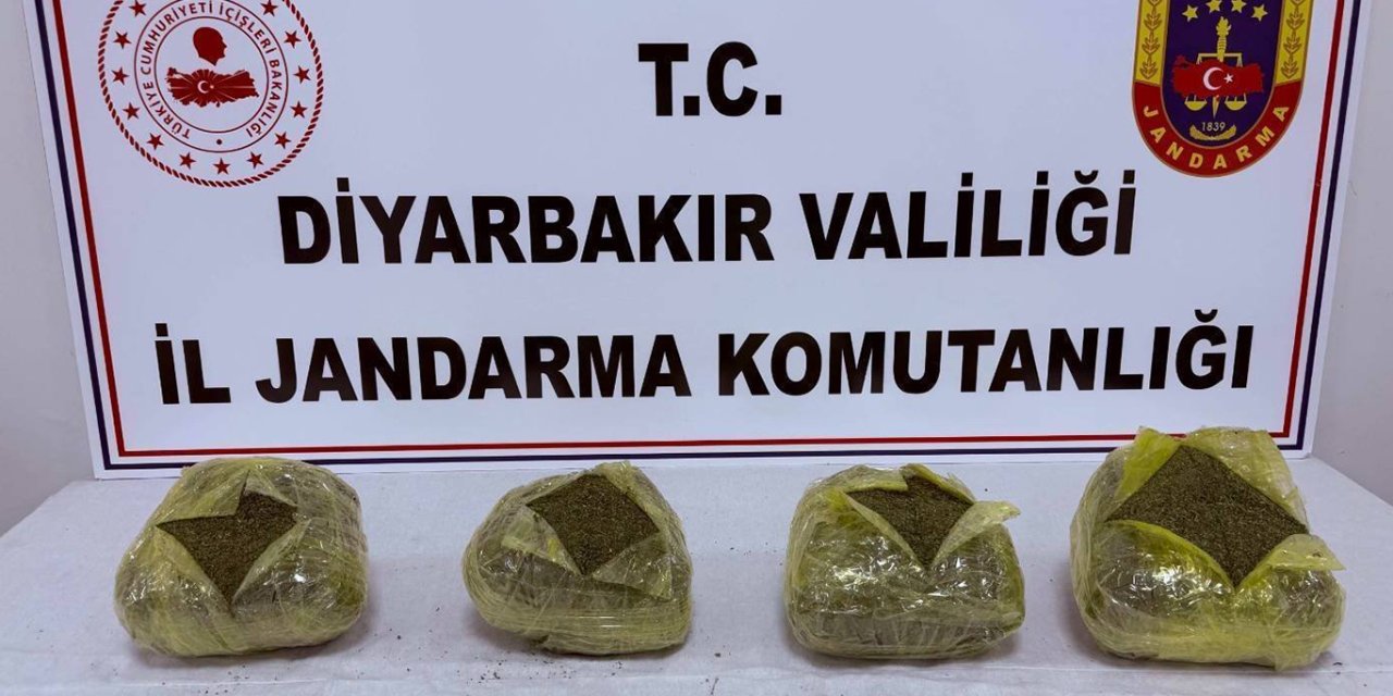 Diyarbakır'da 20 kilogram uyuşturucu ele geçirildi