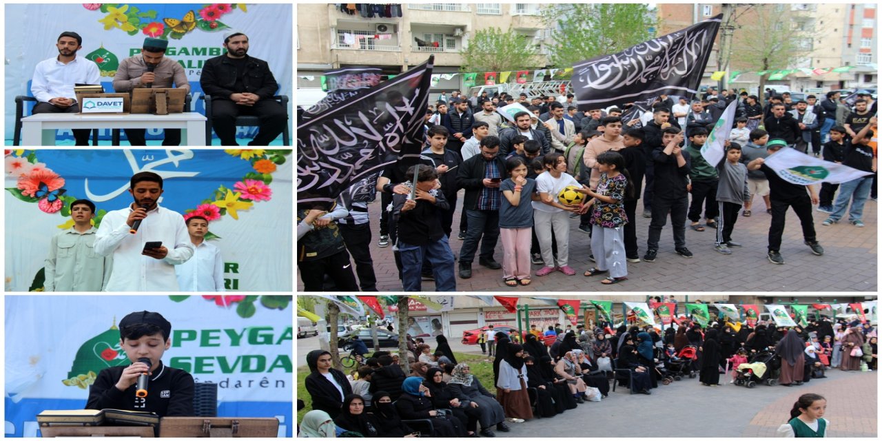 Bağlar 5 Nisan Mahallesi'nde Mevlid-i Nebi coşkusu