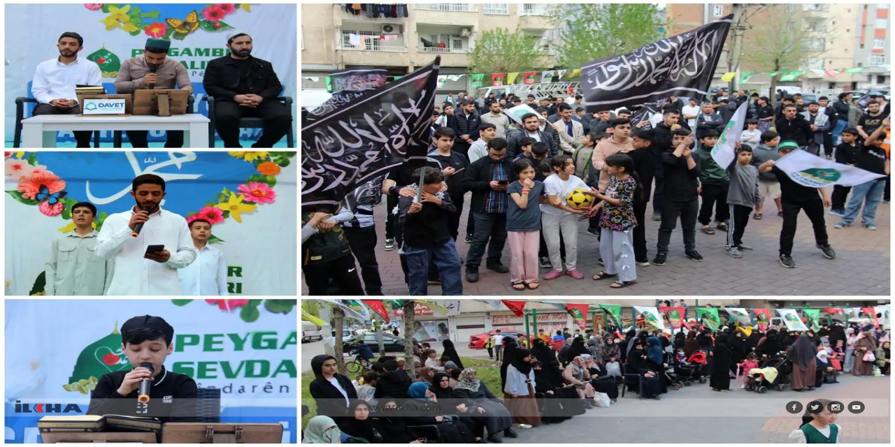 Li navçeya Rezan a Dîyarbekirê bernameya Mewlûda Nebî hat lidarxistin