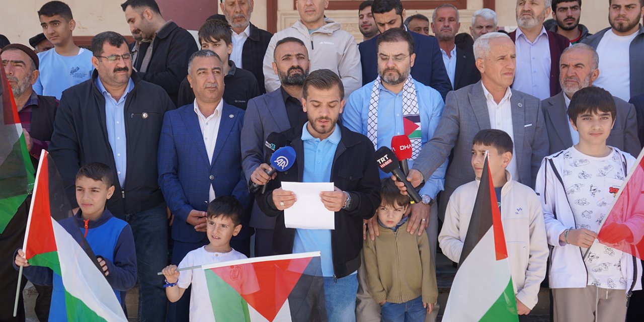 Şırnak’ta Küresel Sumud Filosu saldırısı protesto edildi