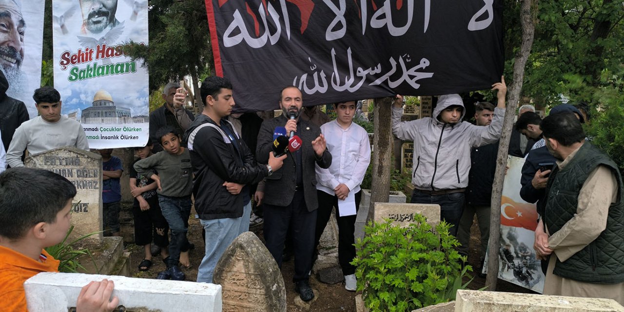 Şehit Hasan Saklanan mezarı başında anıldı