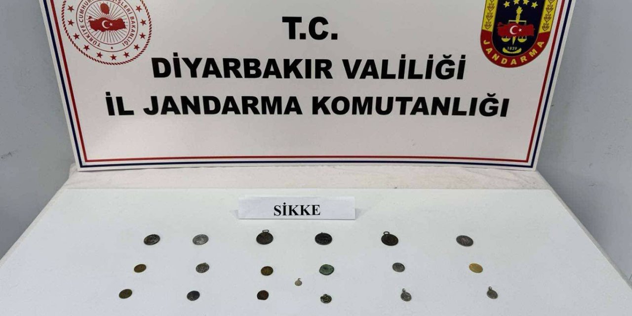 Çınar'da 31 adet tarihi sikke ele geçirildi