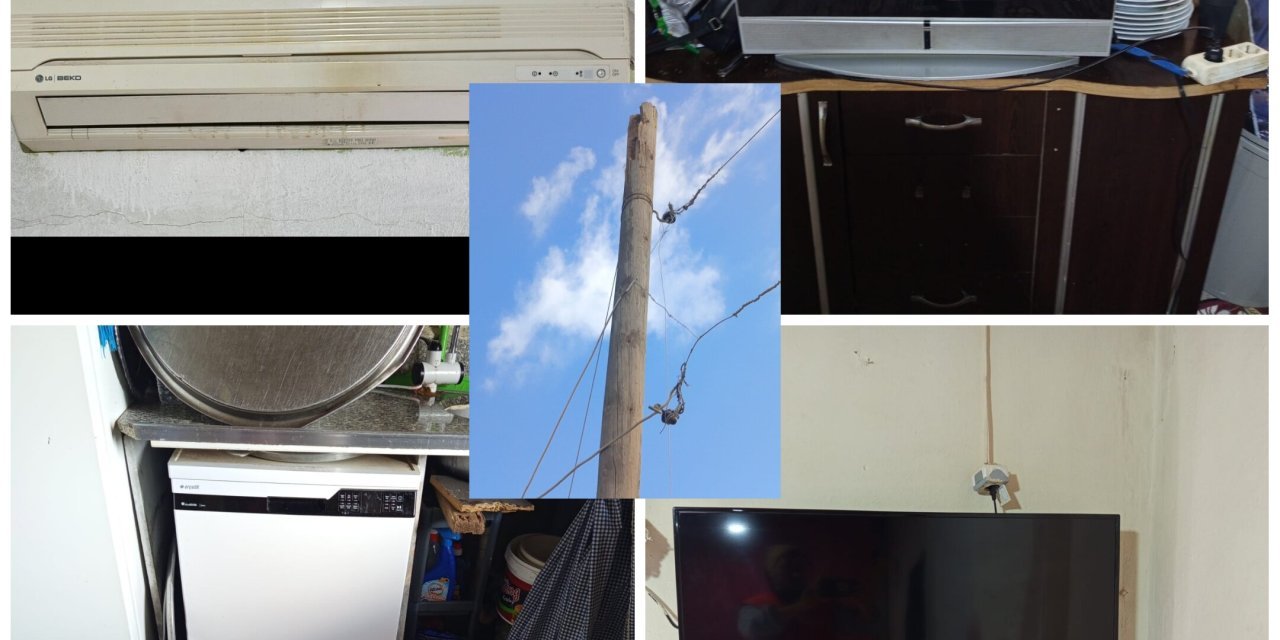 Li Çinarê di mala ku birûsk lê ket de amûrên elektronîk şewitîn