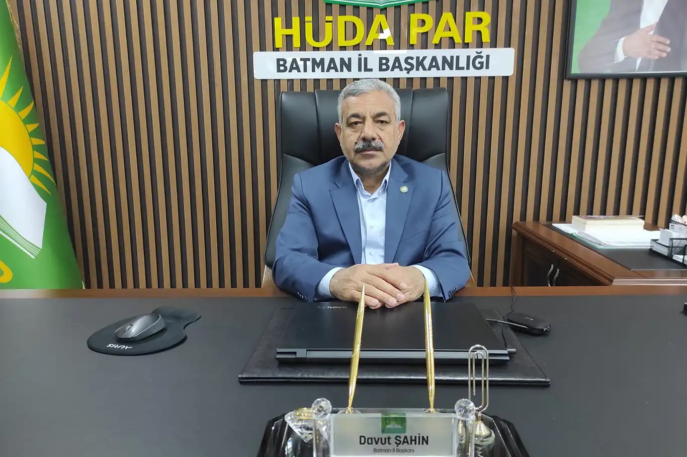 Serokê Bajara Êlihê Davut Şahin: Welatî HUDA PARê wekî navnîşana aştiyê dibînin