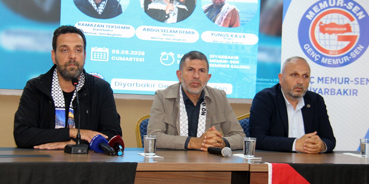 Sumud Filosu aktivistleri Diyarbakır'da konuştu: Sumud 