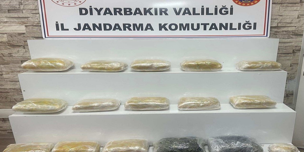 Diyarbakır’da 198 kilo uyuşturucu madde sentetik hap ele geçirildi